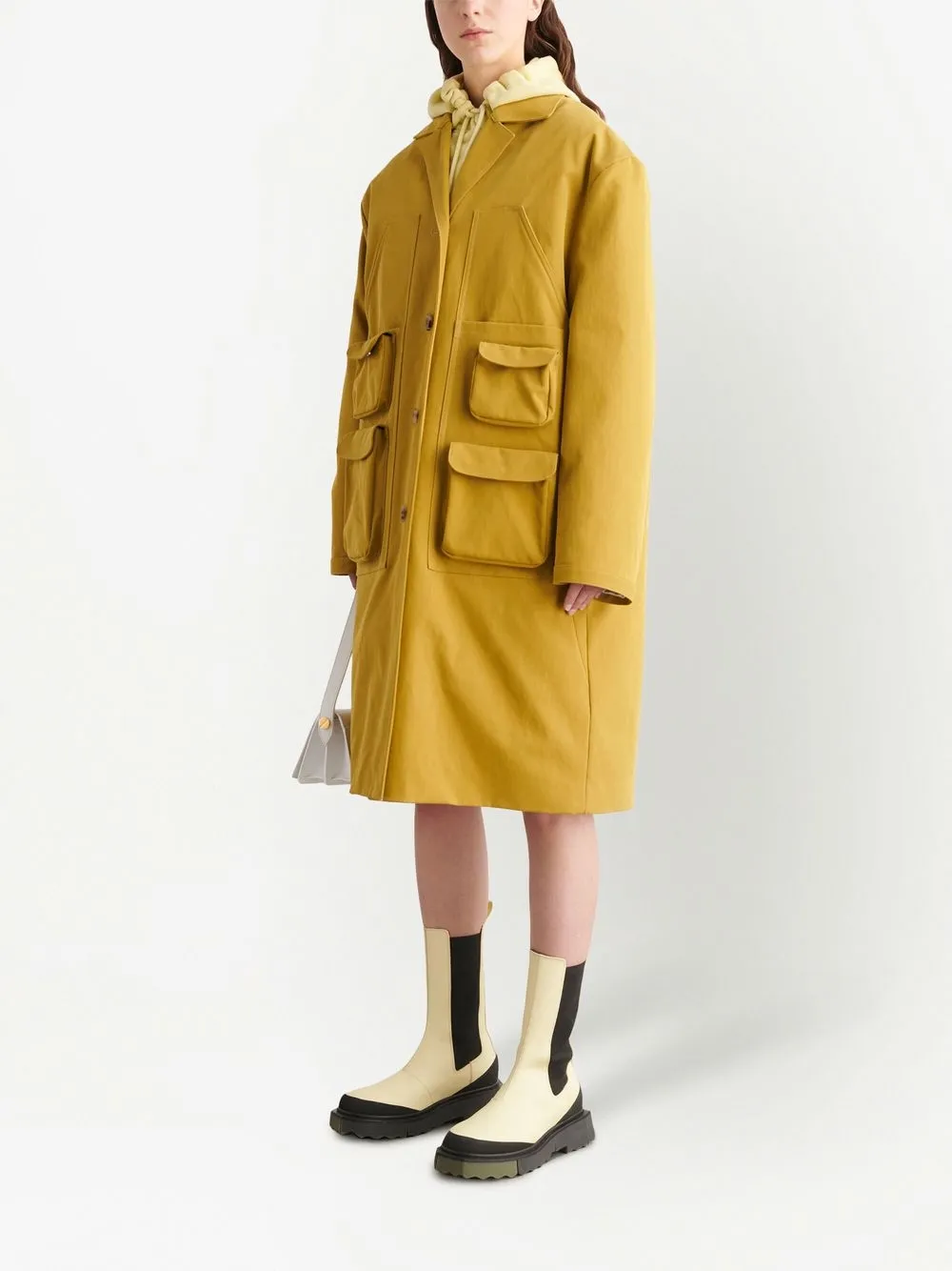 white midi coat