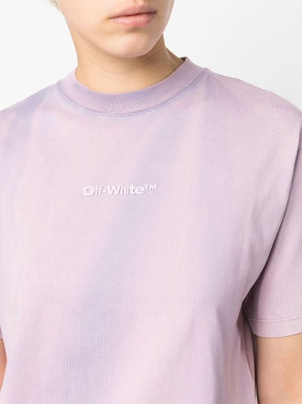 Off-White logo-print short-sleeve T-shirt - Farfetch