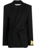 Off-White short blazer dress - Black