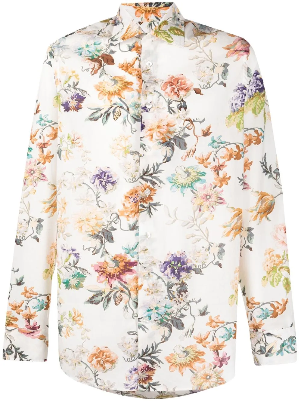 

ETRO camisa con estampado floral - Blanco