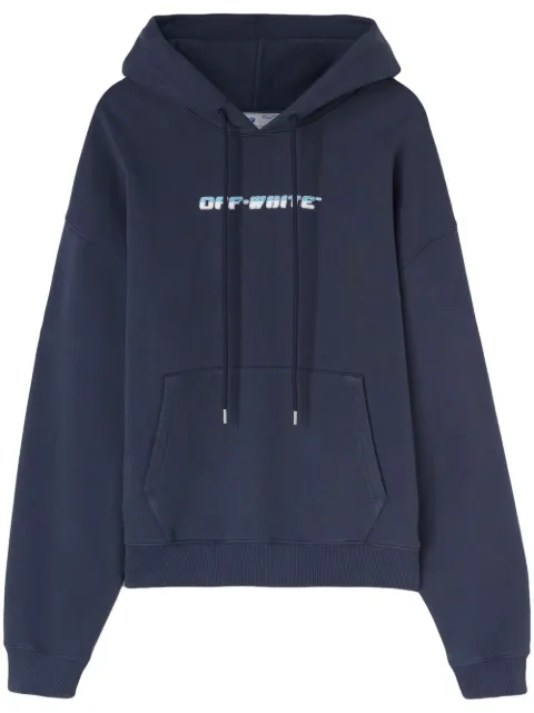 Off-White logo-print Cotton Hoodie 