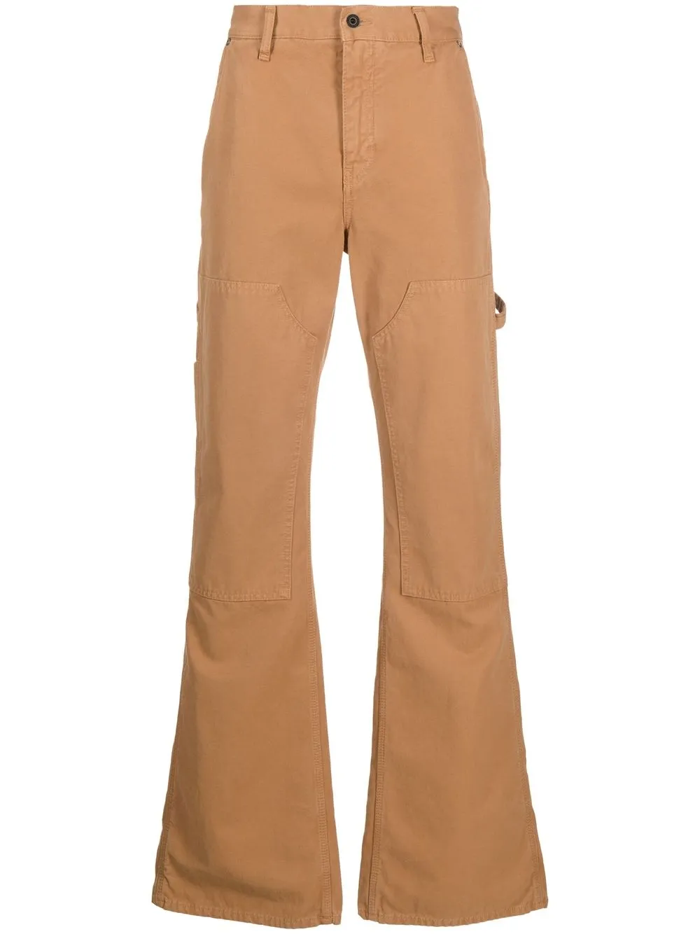 

Off-White rear logo-print trousers - Brown