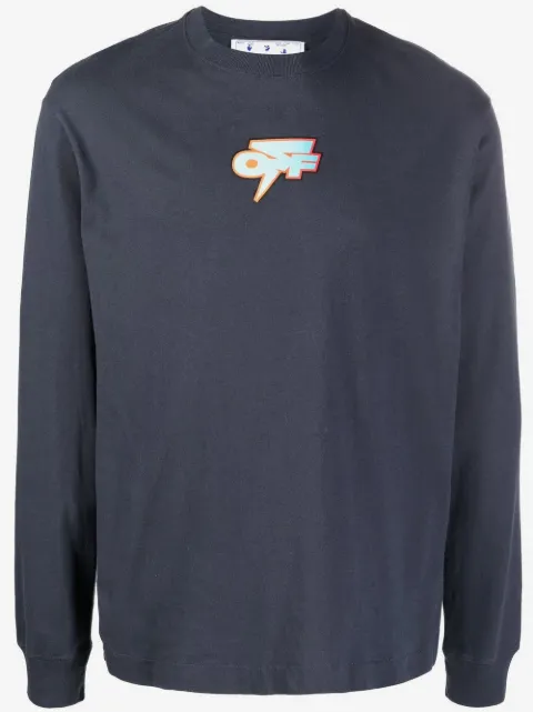Off-White sweatshirt med logotryk