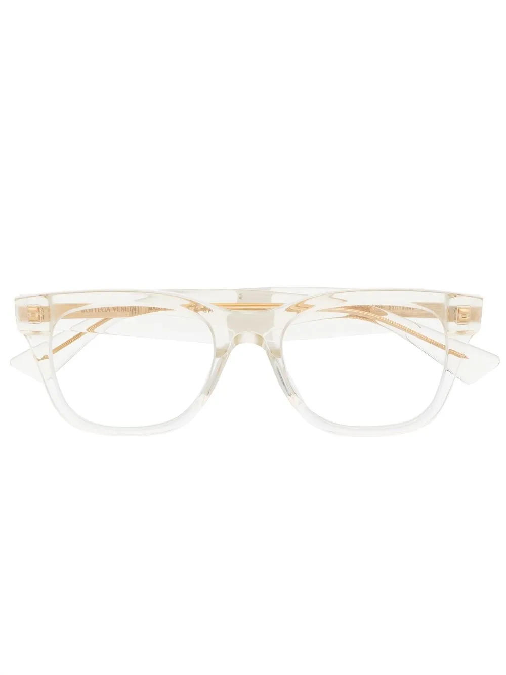 

Bottega Veneta Eyewear lentes de sol con logo grabado - Neutro