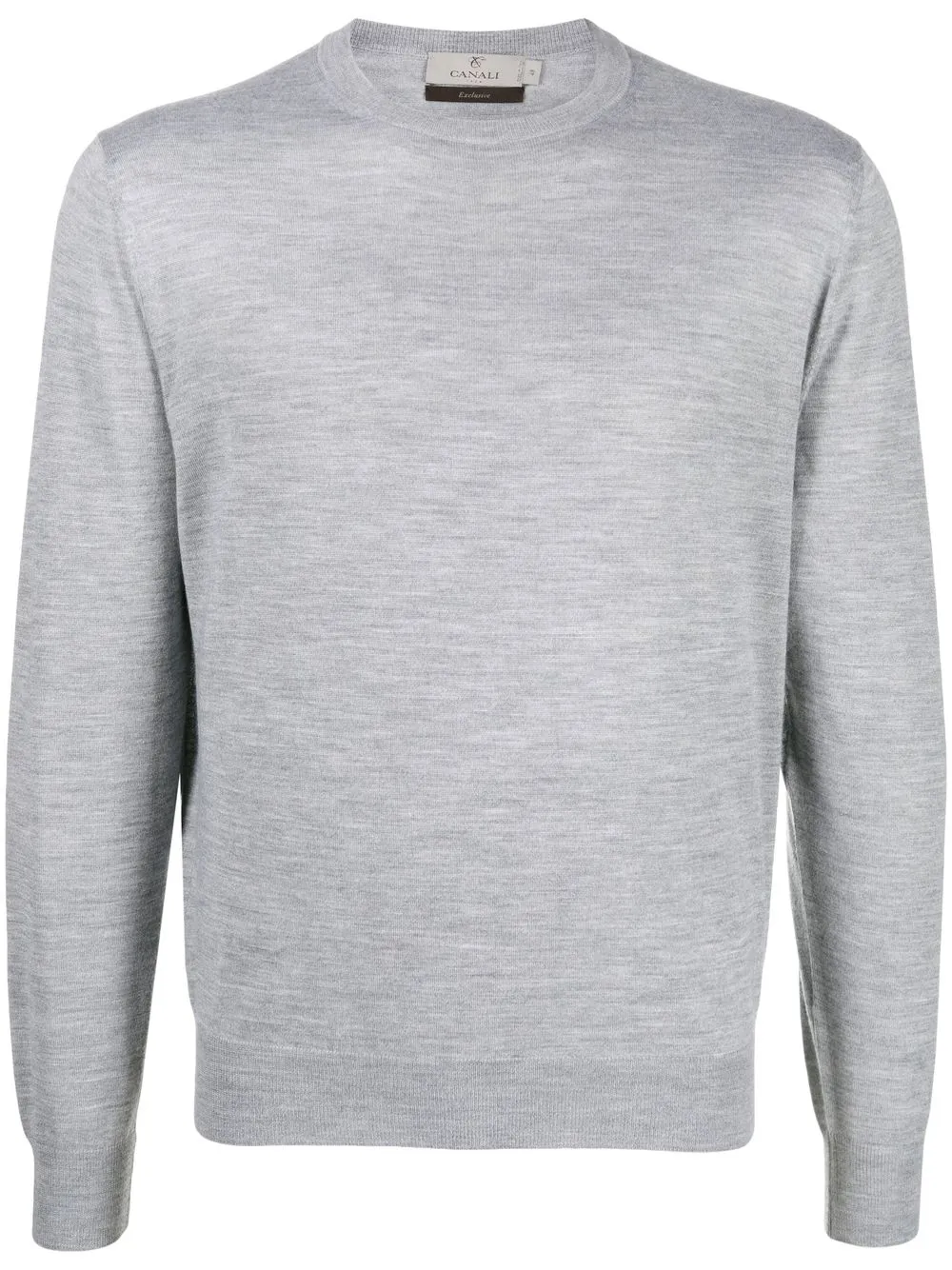 

Canali crew neck jumper - Grey