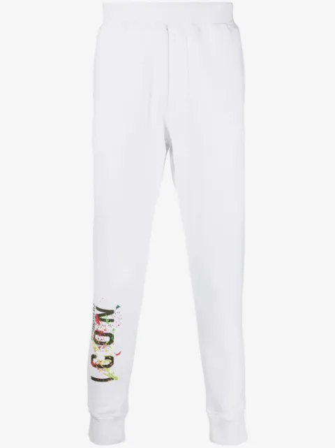 DSQUARED2 Icon-print detail trousers