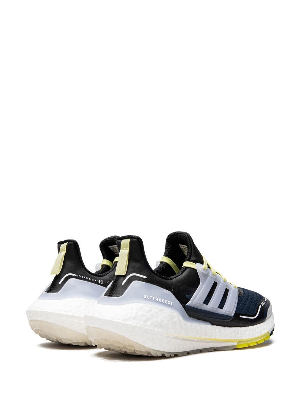 Shop Adidas Originals Ultraboost 21 C.rdy "cre Navy/halblue/pulse Yellow" Sneakers In Blue