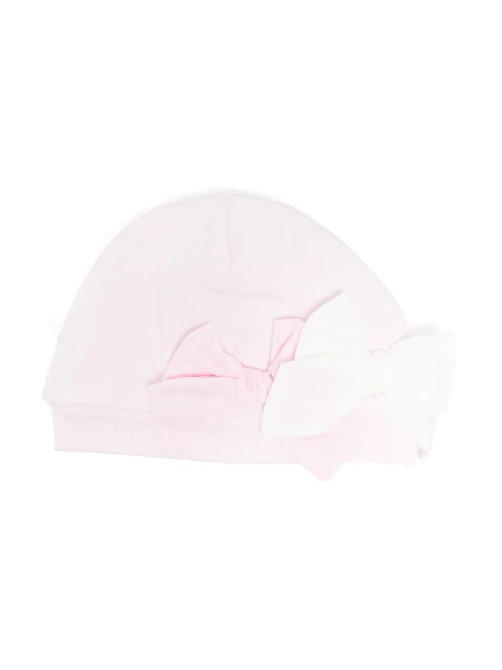 

Monnalisa gorro con detalle de moño - Rosado