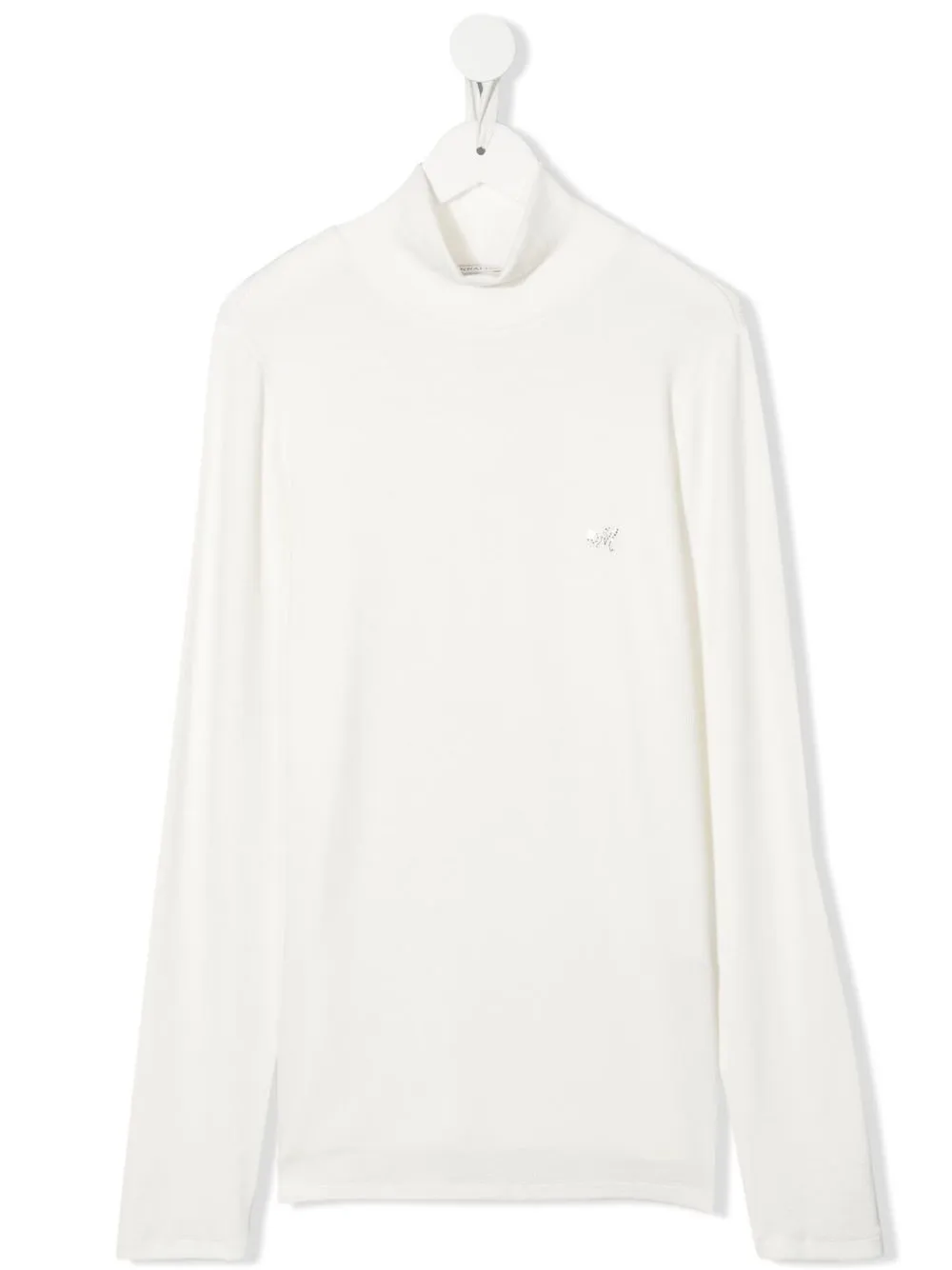 

Monnalisa TEEN high-neck sweatshirt - White