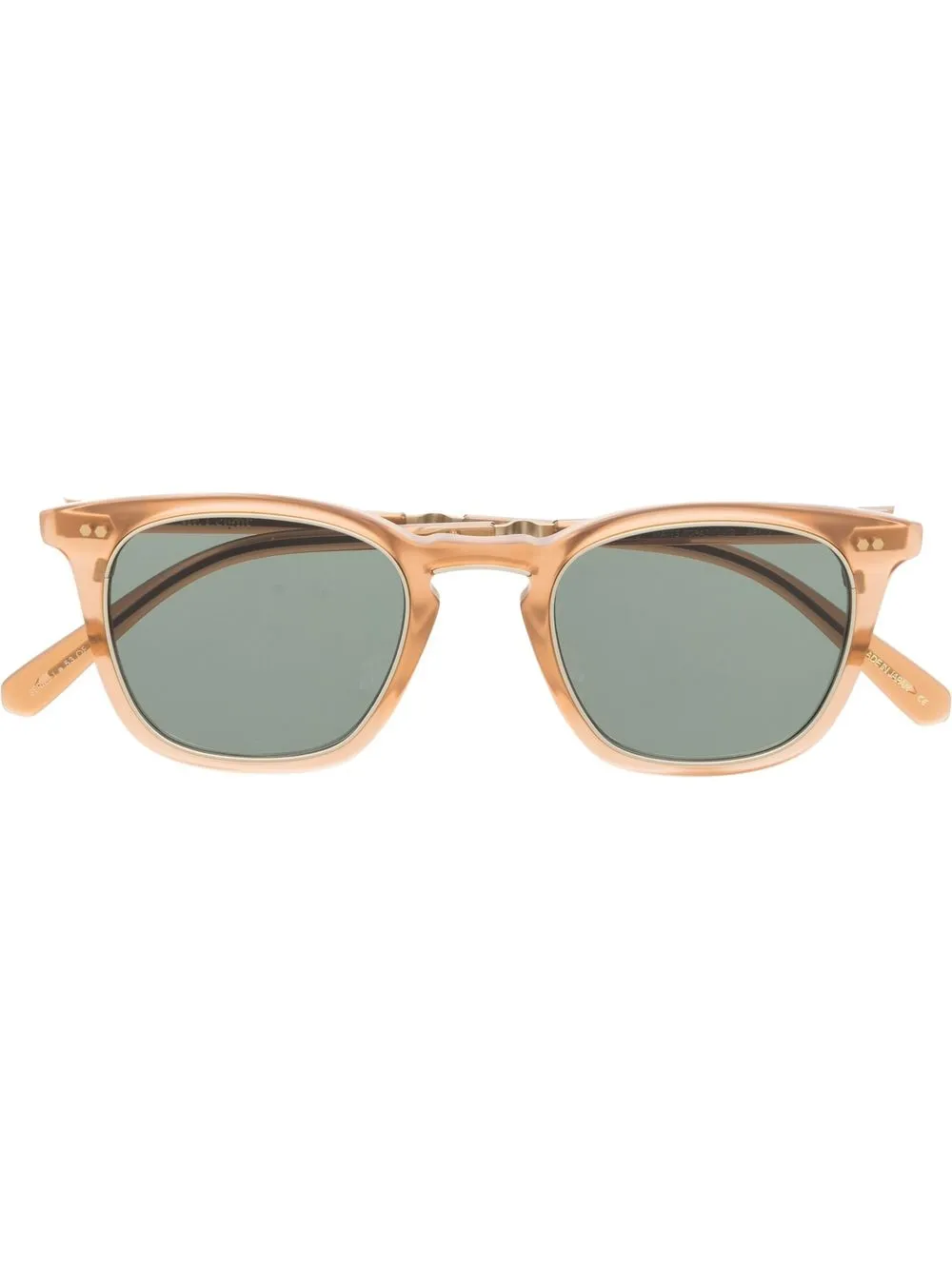 

Garrett Leight Getty II square-frame sunglasses - Brown