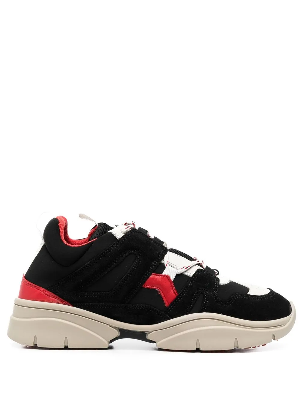 ISABEL MARANT Kindsayh sneakers met mesh Zwart