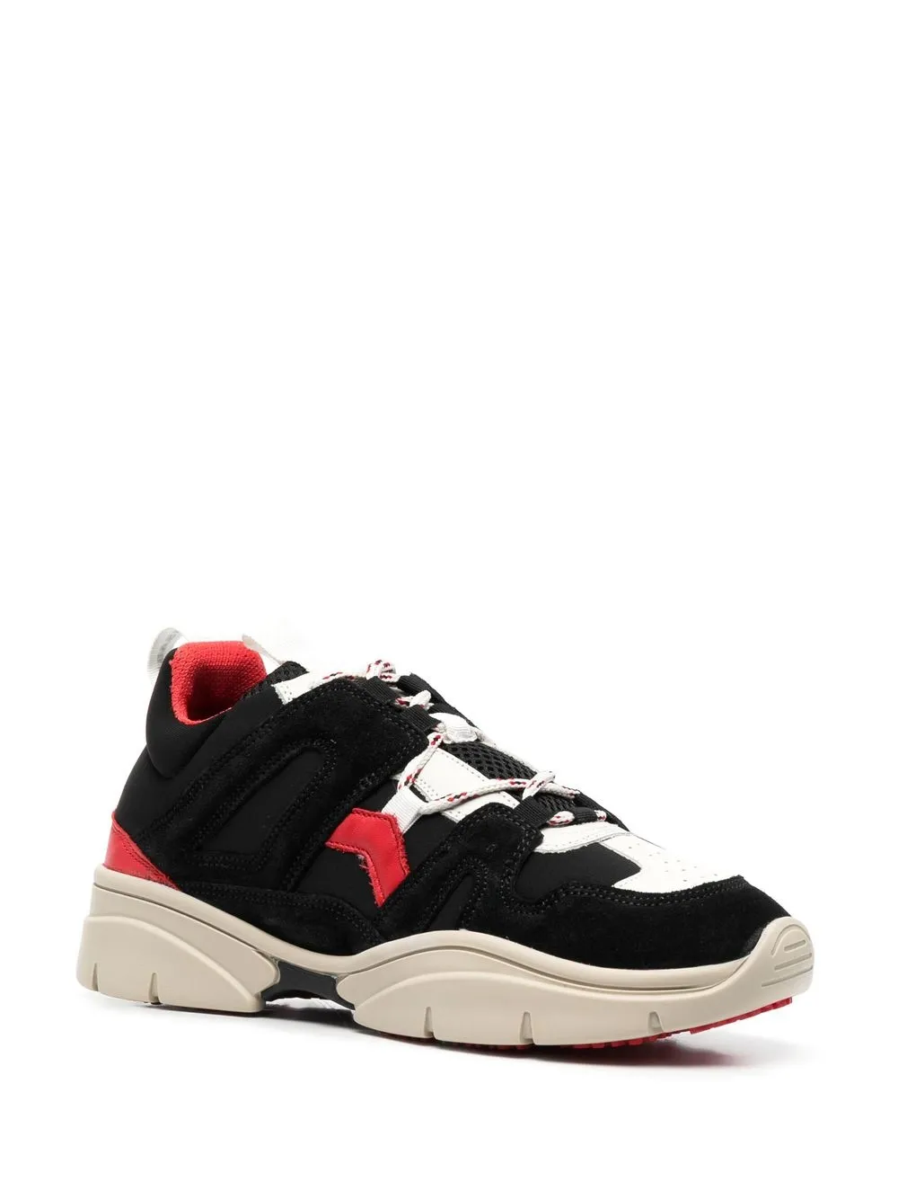 ISABEL MARANT Kindsayh sneakers met mesh Zwart