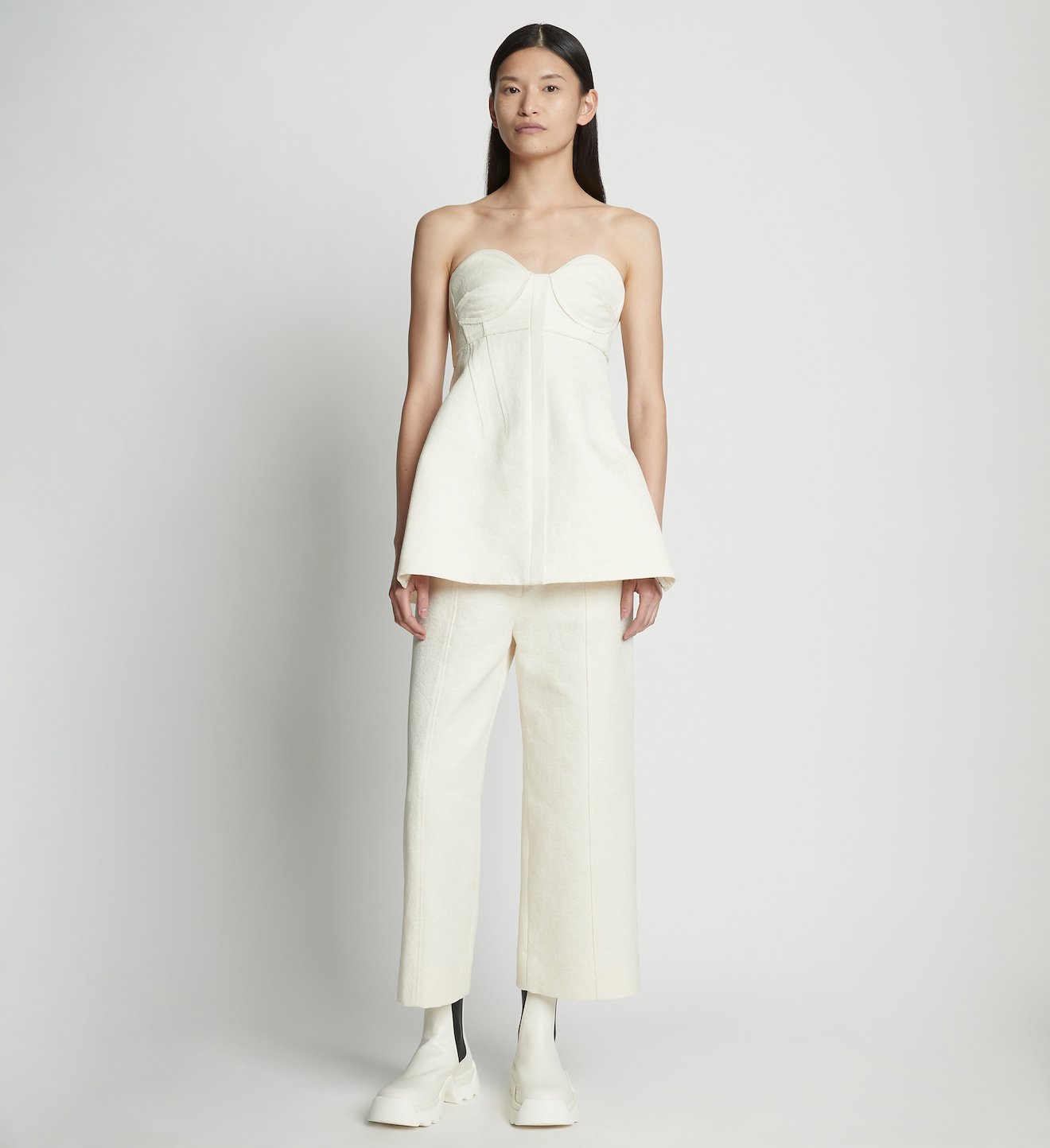 Cotton Wool Jacquard Pant