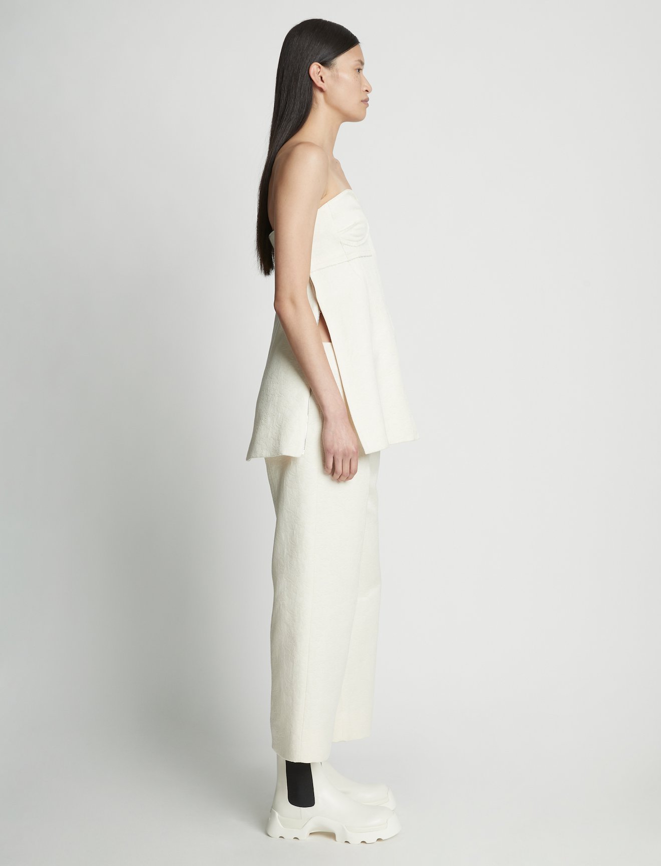 Cotton Wool Jacquard Pant #1