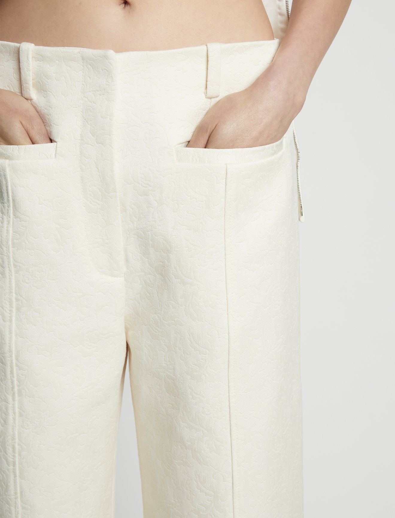 Cotton Wool Jacquard Pant #3