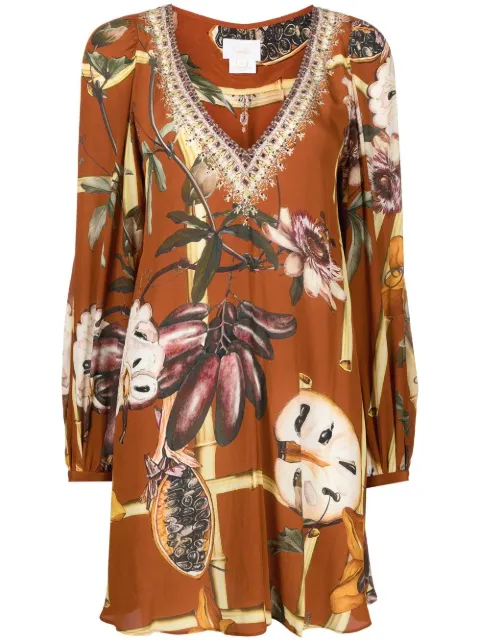 Garden Of Eve-print mini dress