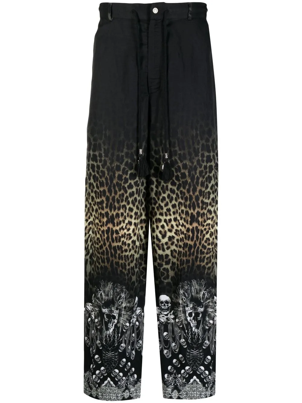 

Camilla mix-print drawstring trousers - Multicolour