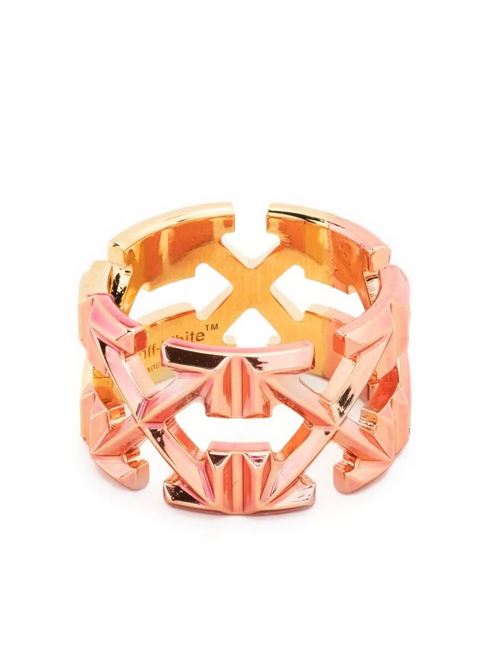 

Off-White signature Arrows-motif ring - Gold