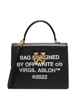 Off-White c/o Virgil Abloh Gummy Jitney 1.4 Bag in Black