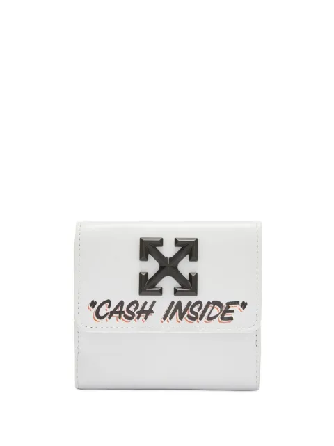 Off-White Quote-motif Jitney wallet