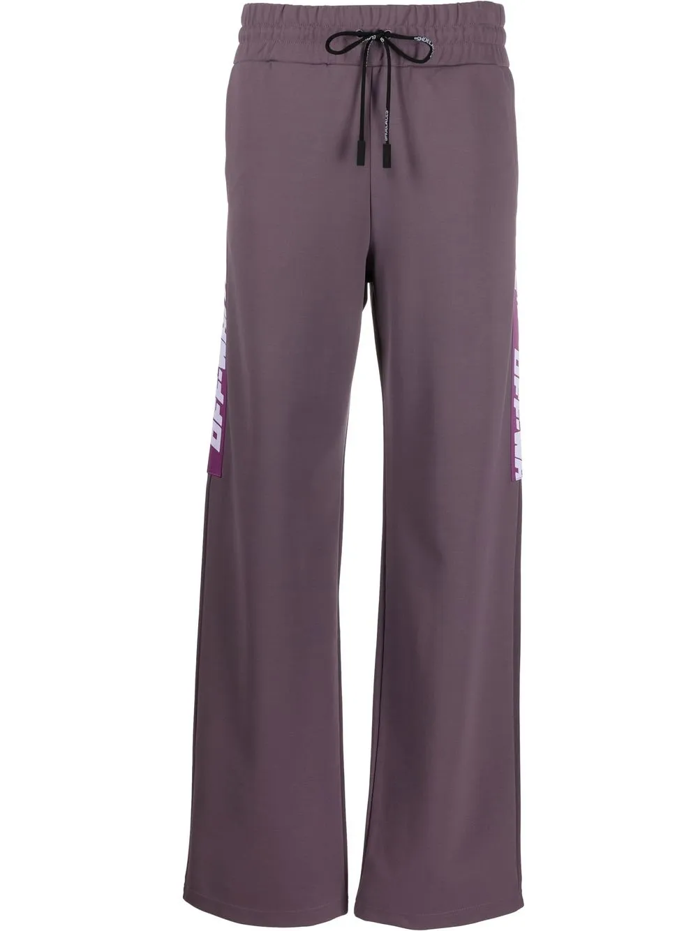 

Off-White pants con franjas del logo - Morado