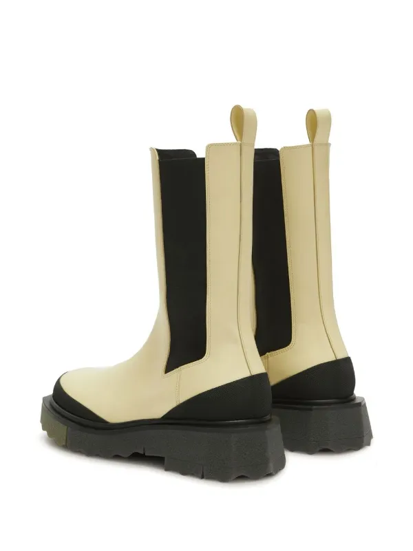 Off-White sponge-effect Sole Chelsea Boots | Neutrals | FARFETCH