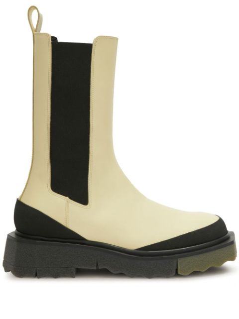 Off-White sponge-effect sole Chelsea boots