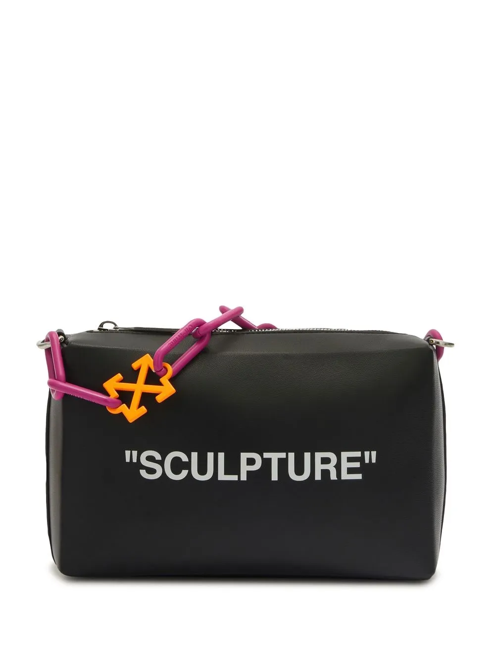 Shop Off-white Block Clutch Bag In Black