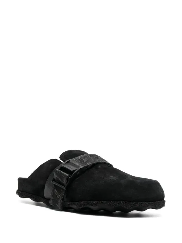 Off-White バックル ミュール | ブラック | FARFETCH JP