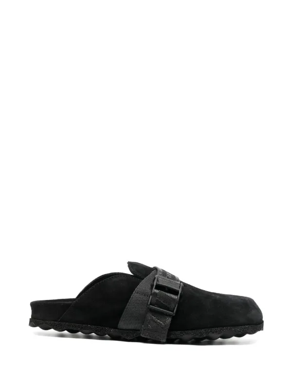 Off-White バックル ミュール | ブラック | FARFETCH JP
