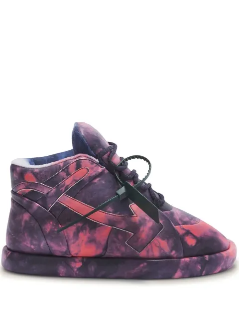 Off-White Bump tie dye-print sneakers