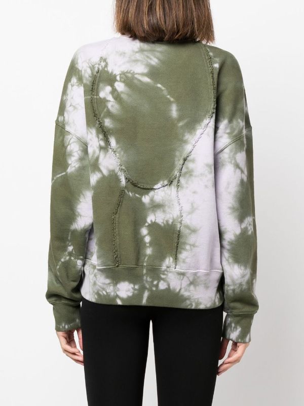 Green tie hot sale dye sweatshirt