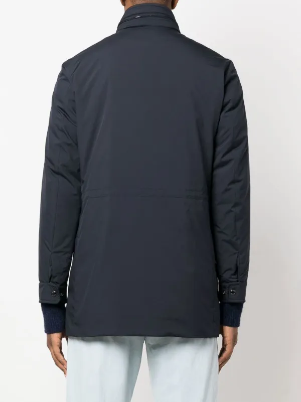 Moorer Bracci-SKT Padded Coat | Blue | FARFETCH
