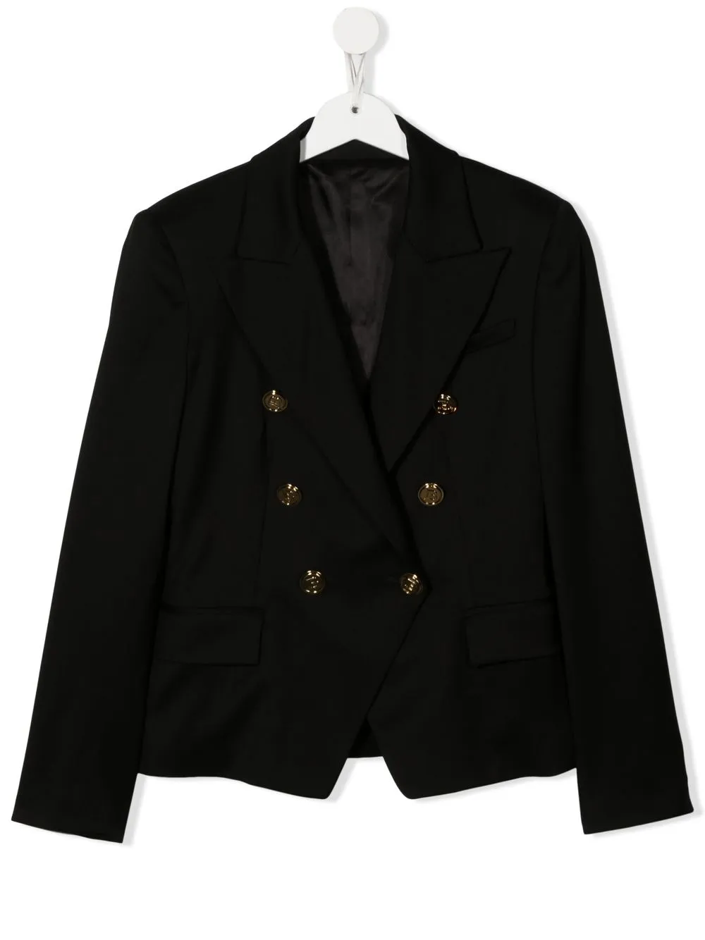 

Balmain Kids blazer con doble botonadura - Negro