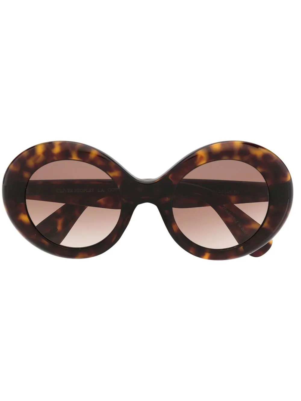 

Oliver Peoples Dejeanne round-frame sunglasses - Brown