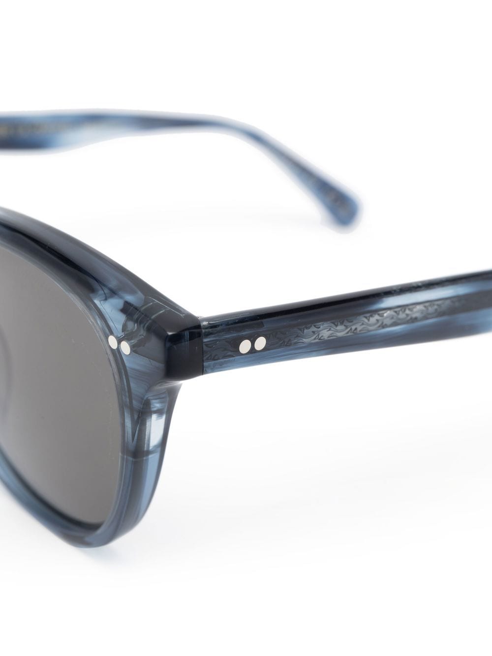 Shop Oliver Peoples Desmon Square-frame Sunglasses In Blue