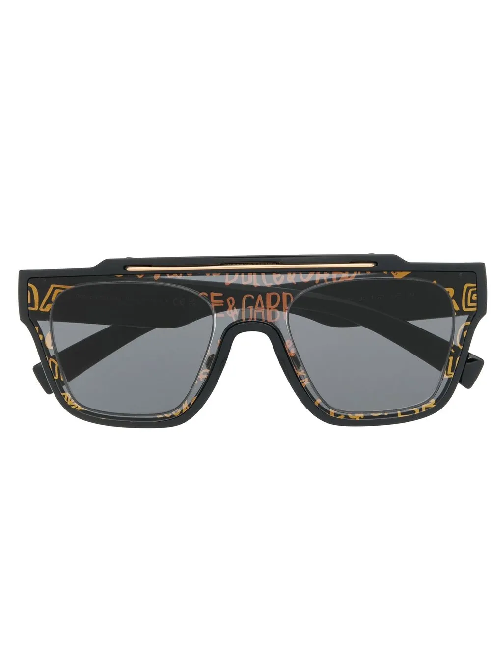 

Dolce & Gabbana Eyewear lentes de sol con armazón cuadrada - Negro