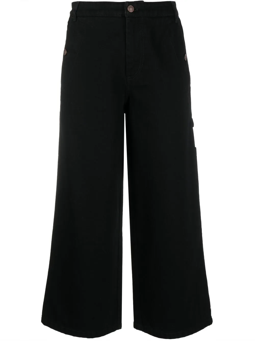 

Kenzo jeans capri anchos - Negro