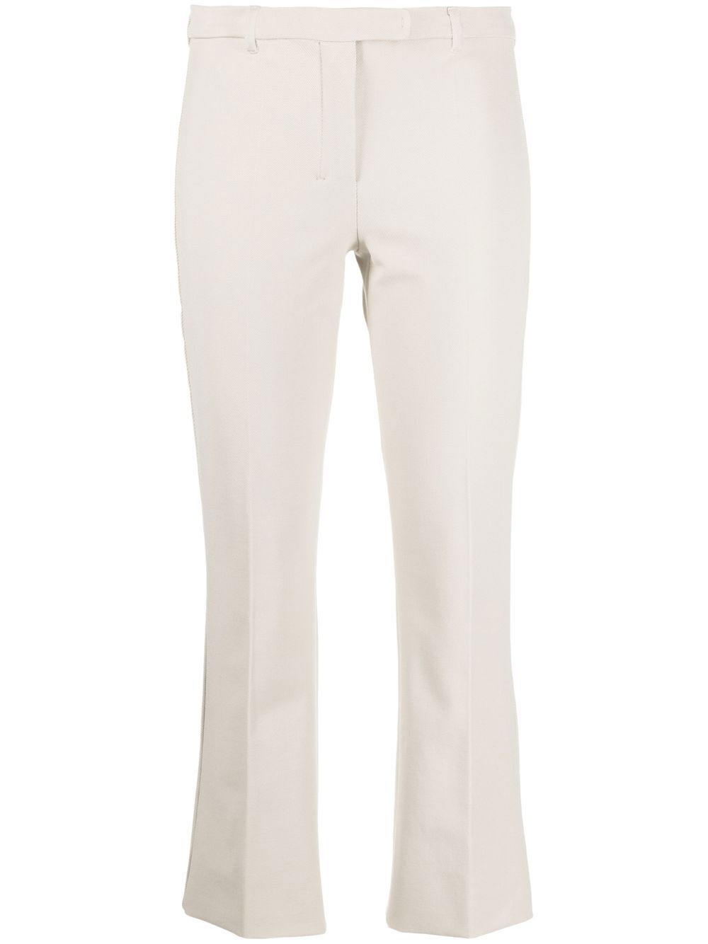 's Max Mara Mid-rise Cropped Trousers In Neutrals