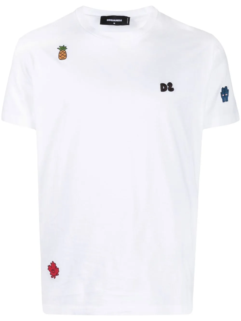 

Dsquared2 playera con parches - Blanco