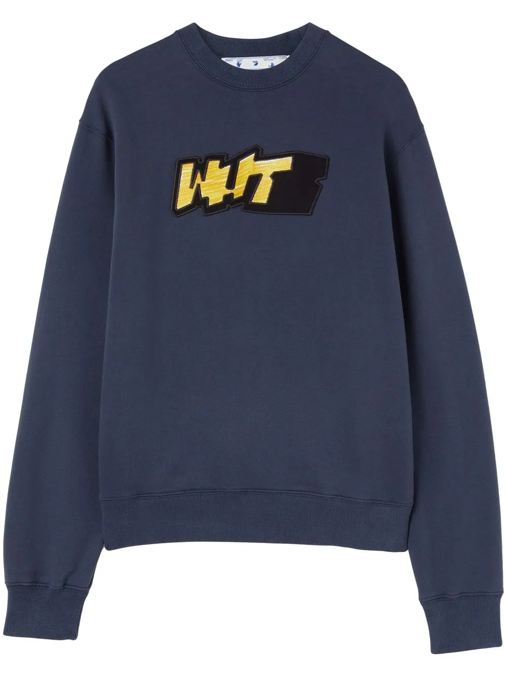 

Off-White sudadera con logo estampado - Azul