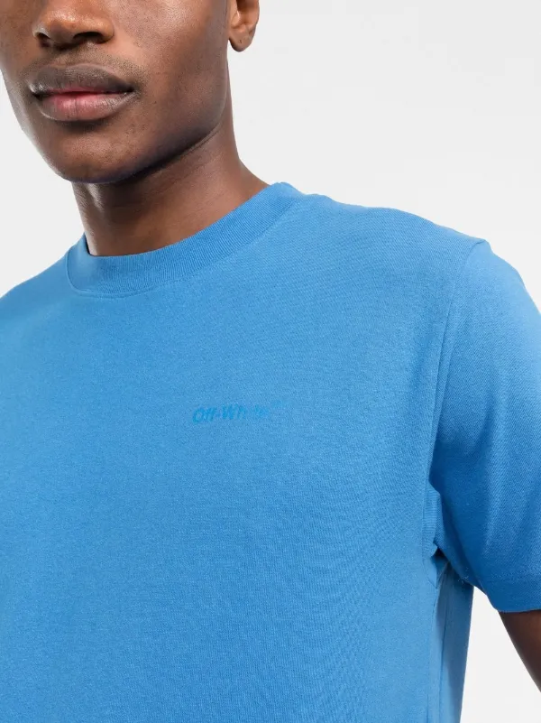 Off-White オフホワイト Diag Tab Tシャツ | ブルー | FARFETCH JP