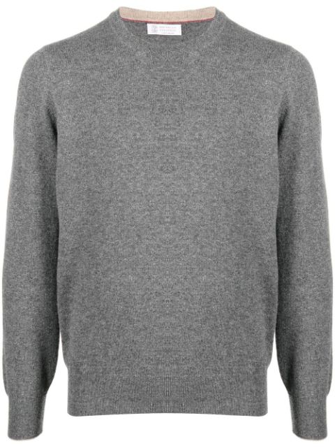 Brunello Cucinelli crew-neck cashmere jumper Men