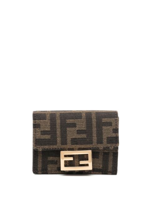 FENDI FF-logo pattern wallet