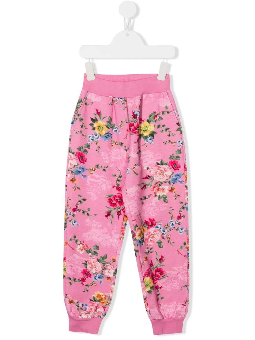 

Monnalisa pants con estampado floral - Rosado