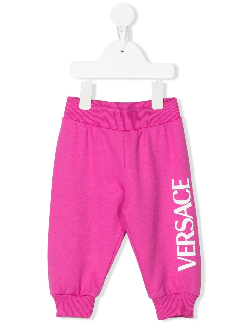 

Versace Kids pants con logo estampado - Rosado