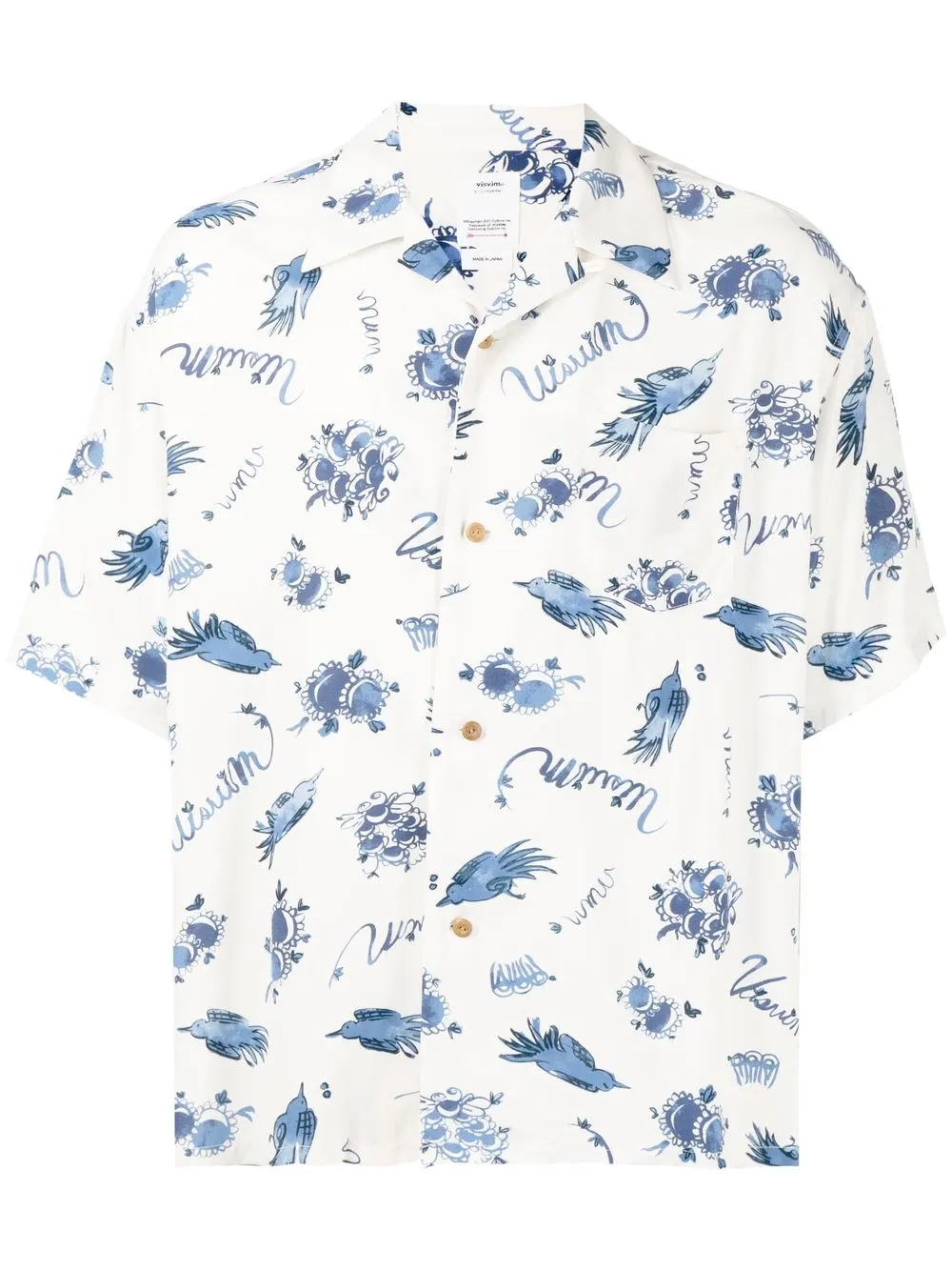 

visvim Wallis Sunnybird short-sleeve shirt - Blue