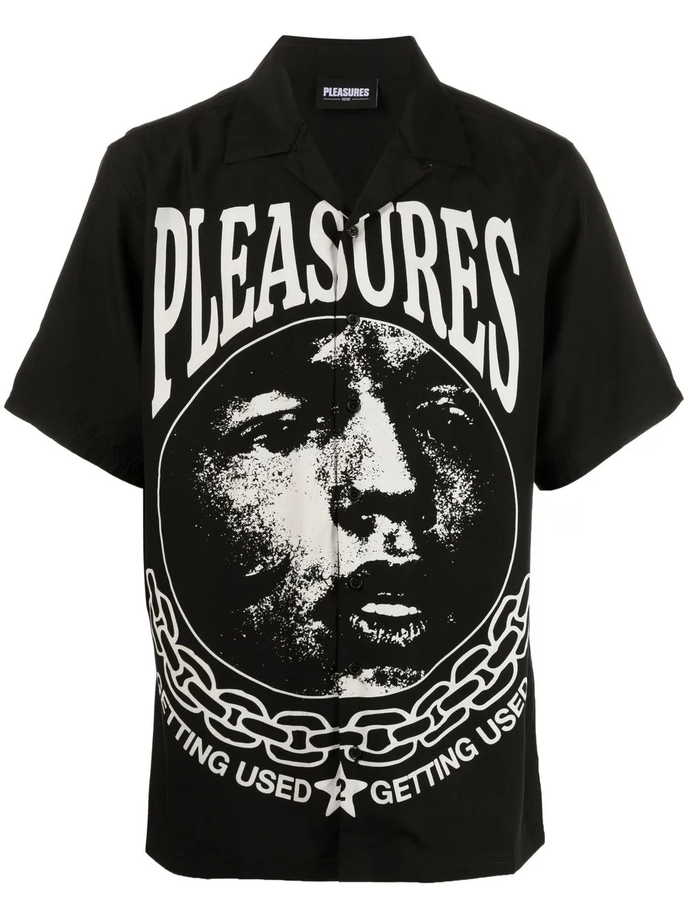 

Pleasures camisa con estampado gráfico - Negro