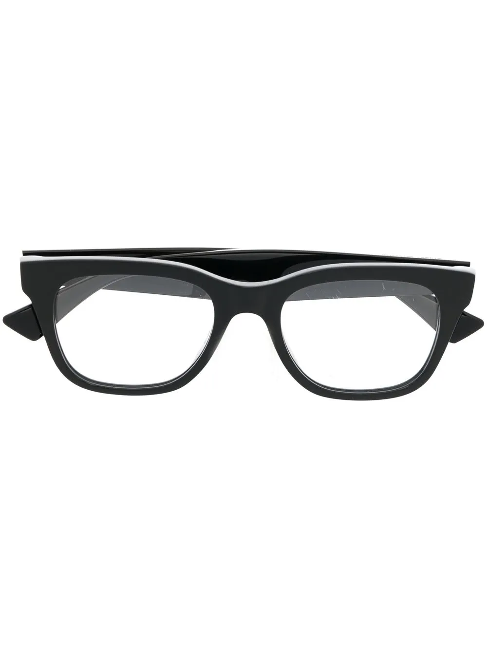 

Bottega Veneta Eyewear wayfarer-frame optical glasses - Black