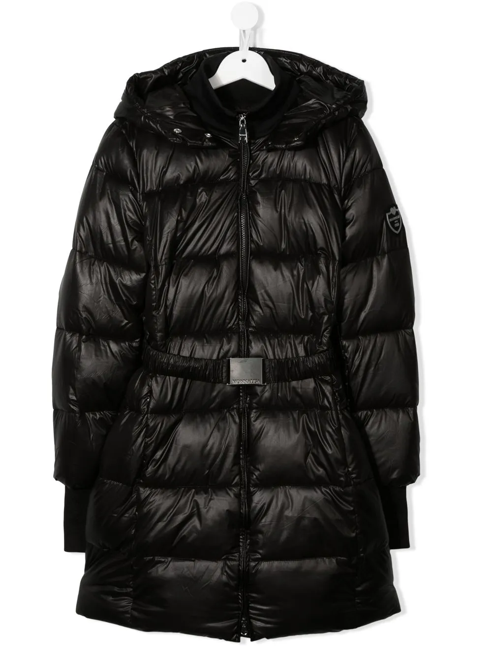 

Monnalisa parka capitonada con capucha - Negro